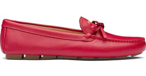 prada leather lug heeled loafers|prada bow detail loafers.